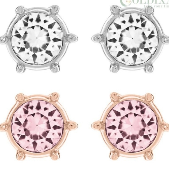 2 pair SWAROVSKI earrings - Picture 3 of 9